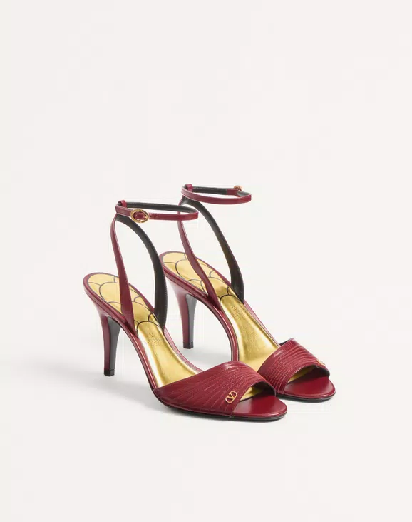 Valentino Ladycrush Sandal In Kidskin 85Mm - Image 7